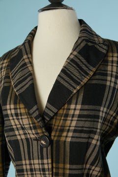 Check wool skirt-suit Bottega Veneta
