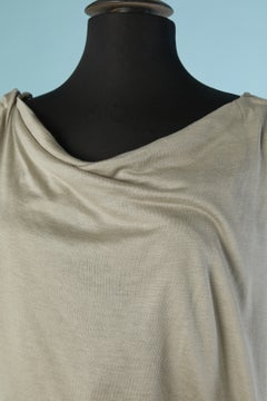 Grey silk jersey jumpsuit LANVIN by ALBER ELBAZ SS2010