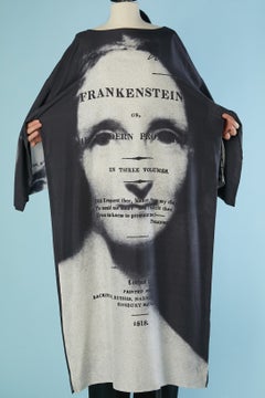 Printed oversize silk dress JEAN-CHARLES de CASTELBAJAC