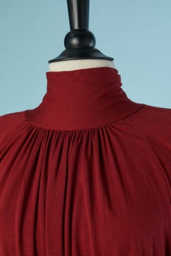 Jersey burgundy body-suit RITMO DI PERLA