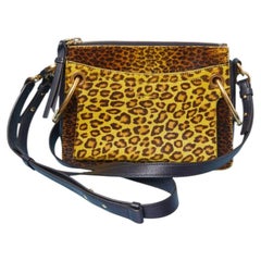 Borsa a tracolla strutturata con stampa animalier di CHLOE