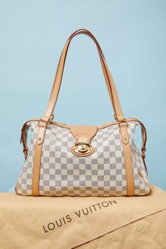 Shoulder leather bag with check pattern LOUIS VUITTON
