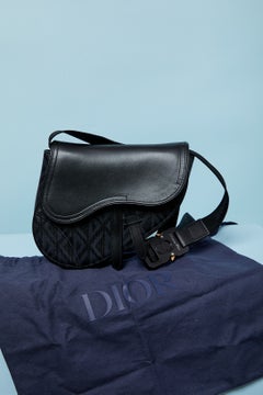 Mini Saddle leather belt bag CHRISTIAN DIOR