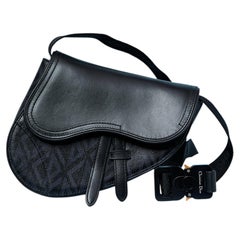 Mini Saddle leather belt bag CHRISTIAN DIOR