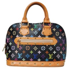 Black multicolore monogram ALMA bag LOUIS VUITTON
