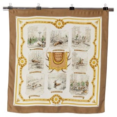 Silk Twill Carré "Episodes de la chasse à courre" HERMES