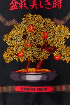 Silk Twill Carré " Bonsai" Hermès