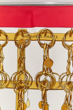 Silk Twill Carré " Mors & filets" Hermès