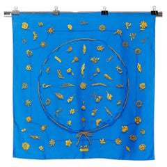 Silk Twill Carré " Clips" Hermès