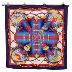 Silk Twill Carré " Grande tenue " Hermès