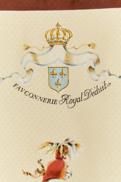 Printed silk Twill Carré " Fauconnerie " Hermès