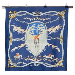 Silk printed Twill Carré " Le bien aller " Hermès