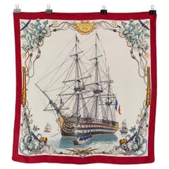 Silk printed Twill Carré "L'océan" Hermès