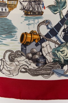 Seiden-Carré aus bedrucktem Twill „L'océan“ von Hermès
