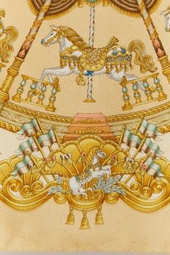 Printed silk Twill Carré " LUNA PARK " Hermès