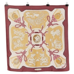Silk printed Twill Carré " Tsubas" Hermès