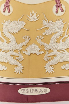 Silk printed Twill Carré " Tsubas" Hermès