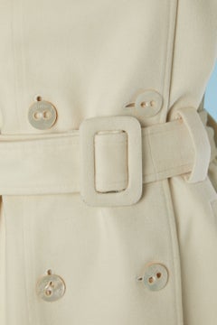 Off-white cashmere coat CHRISTIAN DIOR Boutique