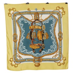 Printed silk Twill Carré "Bride de coeur " Hermès