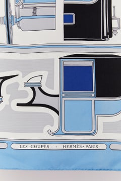 Silk printed Twill Carré " Les coupés " Hermès