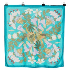 Silk Twill printed Carré " Flora Graeca " Hermès
