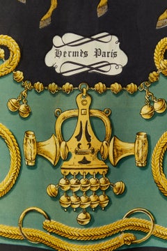 Silk printed Twill Carré " Palefroi " Hermès