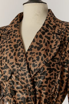 Impermeabile in nylon stampato GALLIANO