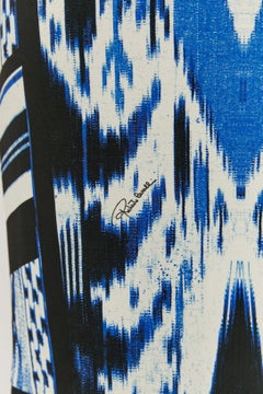 Printed Ikat jersey dress ROBERTO CAVALLI