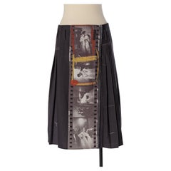 Wool printed skirt CHRISTIAN DIOR