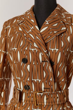 Printed coat and skirt ensemble Miss Dior CHRISTIAN DIOR