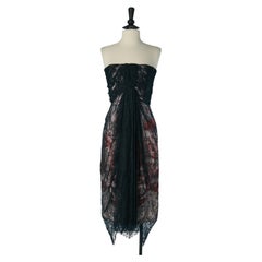 Black lace bustier dress SCARLETT