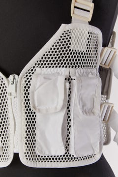 White technical nylon mesh vest CHRISTIAN DIOR