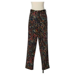 Printed cotton trouser JEAN-PAUL GAULTIER pour GIBO