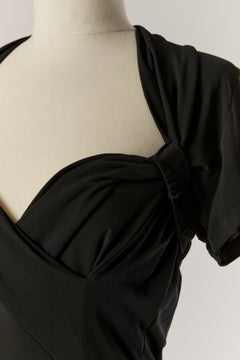 Black jersey cocktail dress ANGLOMANIA by VIVIENNE WESTWOOD