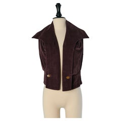 Brown Corduroy vest RED LABEL by VIVIENNE WESTWOOD