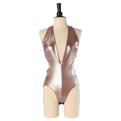Body de jersey rosa brillante de ALEXANDRE VAUTHIER