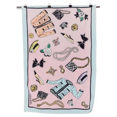 Beach printed cotton towel CHANEL