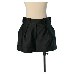 Black cotton short ALEXANDRE VAUTHIER