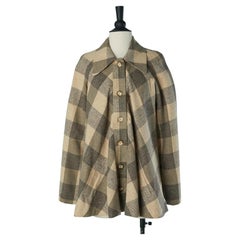 A-Linien-Jacke mit Karomuster PICATO
