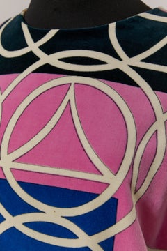 Printed velvet tunic EMILIO PUCCI for SAK'S FIFTH AVENUE