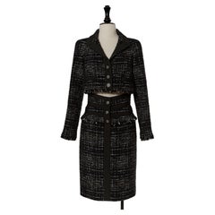 Black Tweed skirt suit CHANEL