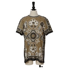 Jersey cotton tee-shirt with butterfly print on CHRISTIAN DIOR Cruise 2024
