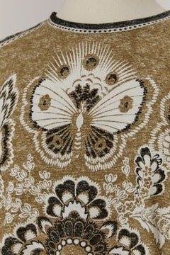 Jersey cotton tee-shirt with butterfly print on CHRISTIAN DIOR Cruise 2024