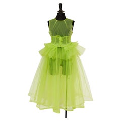 Neongelbes Tüllkleid von NOIR Kei Ninomiya & Comme des Garçons