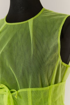 Neongelbes Tüllkleid von NOIR Kei Ninomiya & Comme des Garçons