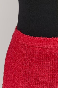 Raspberry pink Tweed skirt CHANEL