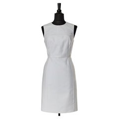 White sleeveless dress VERSACE