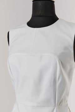 White sleeveless dress VERSACE
