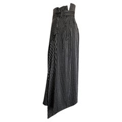 Kansai Yamamoto Skirt - 1980s Vintage - Asymmetric - High Waisted - Wrap Skirt