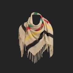 Isabel Marant - Sciarpa Yuli Rivera - Forma quadrata con bordi sfrangiati